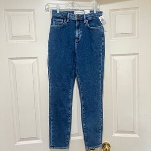 New Aritzia Denim Forum Nyla Hi-Rise Medium Wash Skinny Jean women size 26 W